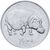  Монета 1/2 чона 2002 «Мир животных — Бегемот» Северная Корея, фото 1 