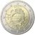 Монета 2 евро 2012 «10 лет наличному обращению евро» Эстония, фото 1 