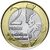  Монета 2 песо 2012 «Мальвины» Аргентина, фото 2 