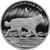  Серебряная монета 3 рубля 2020 «Полярный волк. Сохраним наш мир», фото 1 