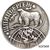  Монета 1 разменный знак 1998 Шпицберген (копия) имитация серебра, фото 1 