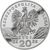  Монета 20 злотых 2003 «Угорь» Польша (копия), фото 2 