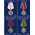  4 почтовые марки «Государственные награды Российской Федерации. Медали» 2021, фото 1 
