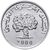  Монета 1 миллим 2000 «ФАО — Дерево» Тунис, фото 1 