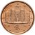  Монета 1 евроцент 2012 Италия, фото 1 