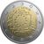 Монета 2 евро 2015 «30-летие флага Евросоюза» Латвия, фото 1 