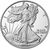  Монета 1 доллар 2022 «Шагающая свобода» США (серебро), фото 1 