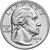  Монета 25 центов 2022 «Доктор Салли Райд» (Выдающиеся женщины США) P, фото 2 