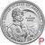  Монета 25 центов 2022 «Доктор Салли Райд» (Выдающиеся женщины США) P, фото 1 