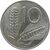  Монета 10 лир 1976 Италия, фото 2 