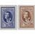  2 почтовые марки «100 лет со дня смерти И.А. Крылова» СССР 1944, фото 1 