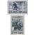  2 почтовые марки «Спорт. Лыжи, Мотоспорт» СССР 1948, фото 1 