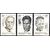  3 почтовые марки «Лауреаты Нобелевской премии» СССР 1990, фото 1 