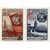  2 почтовые марки «34-я годовщина Октябрьской социалистической революции» СССР 1951, фото 1 