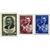  3 почтовые марки «100 лет со дня рождения И.Я. Франко» СССР 1956, фото 1 