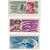  3 почтовые марки «Групповой полет Быковского и Терешковой на кораблях «Восток-5» и «Восток-6» СССР 1963 (без перфорации), фото 1 