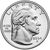  Монета 25 центов 2024 «Пэтси Такемото» (Выдающиеся женщины США) P, фото 2 
