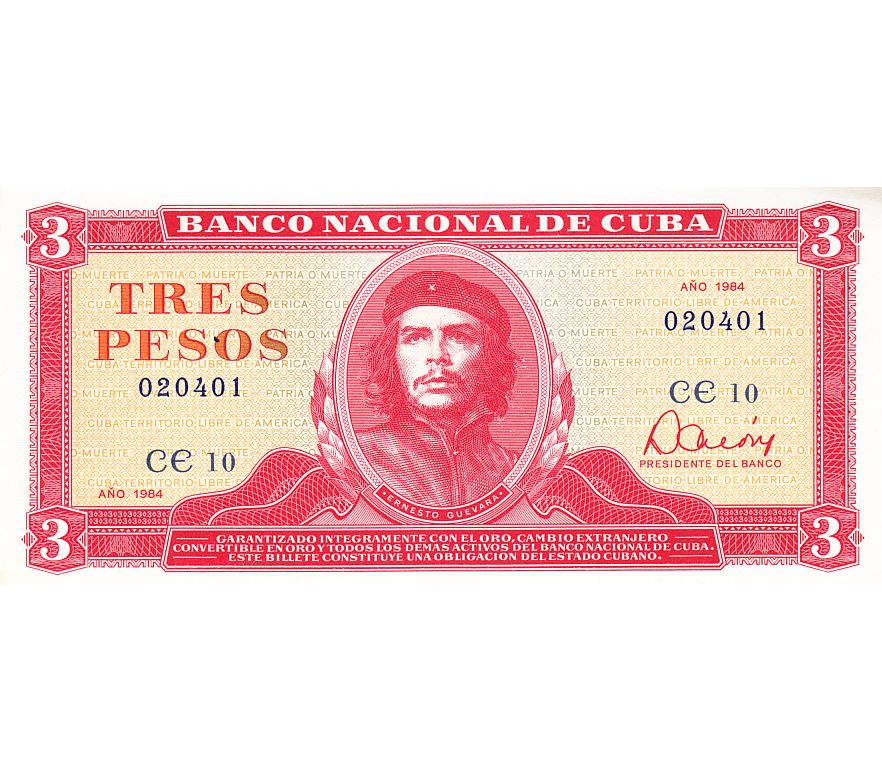 Куба 3 дата. Банкнота 3 песо 2004 Куба че Гевара. Купюра 3 песо Куба. Три кубинских песо. Кубинское песо банкноты.
